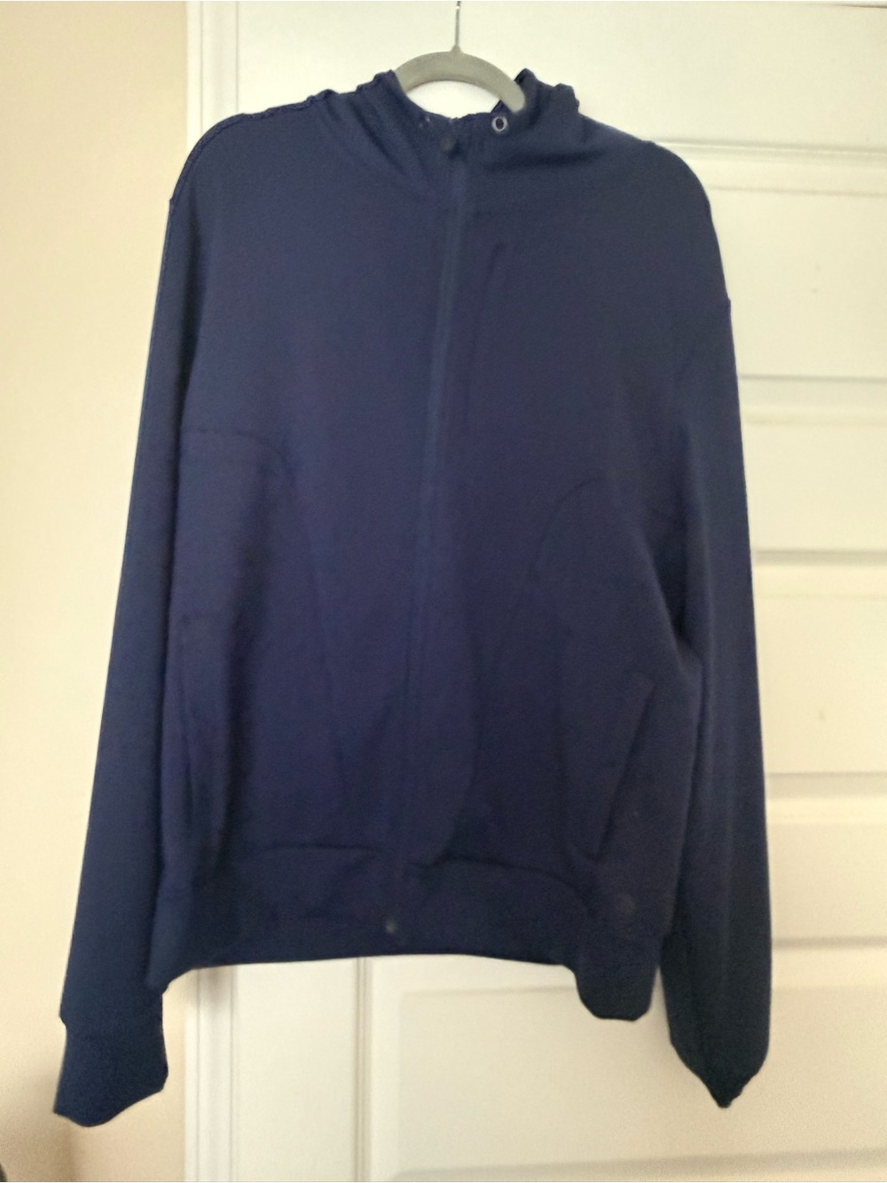 Peloton Navy Blue Full-Zip Hooded Jacket